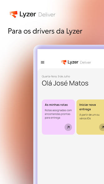 Lyzer Deliver · Screens published in the store 1