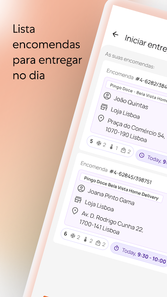 Lyzer Deliver · Screens published in the store 2